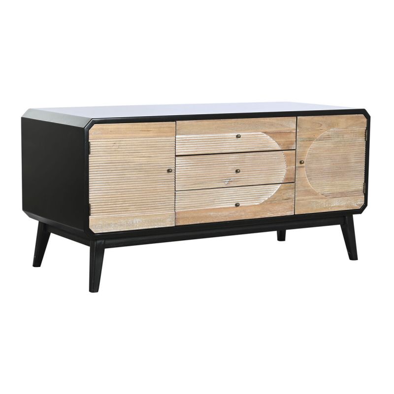 Mobilă TV DKD Home Decor 120 x 50 x 58 cm Negru Lemn