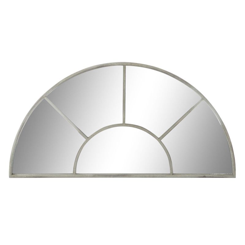 Oglindă de perete DKD Home Decor Alb Gri Vintage Fereastră 122 x 2,5 x 62 cm