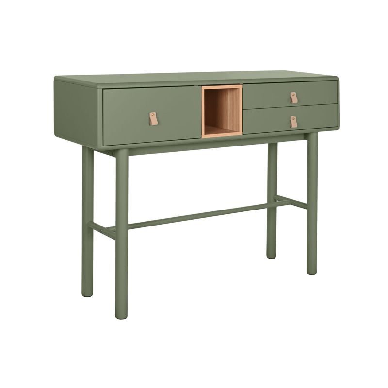 Consolă Home ESPRIT Verde Poliuretan Lemn MDF 120 x 35 x 90 cm