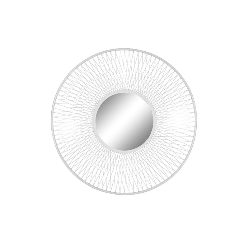 Oglindă de perete Home ESPRIT Alb Urban 90 x 2 x 90 cm