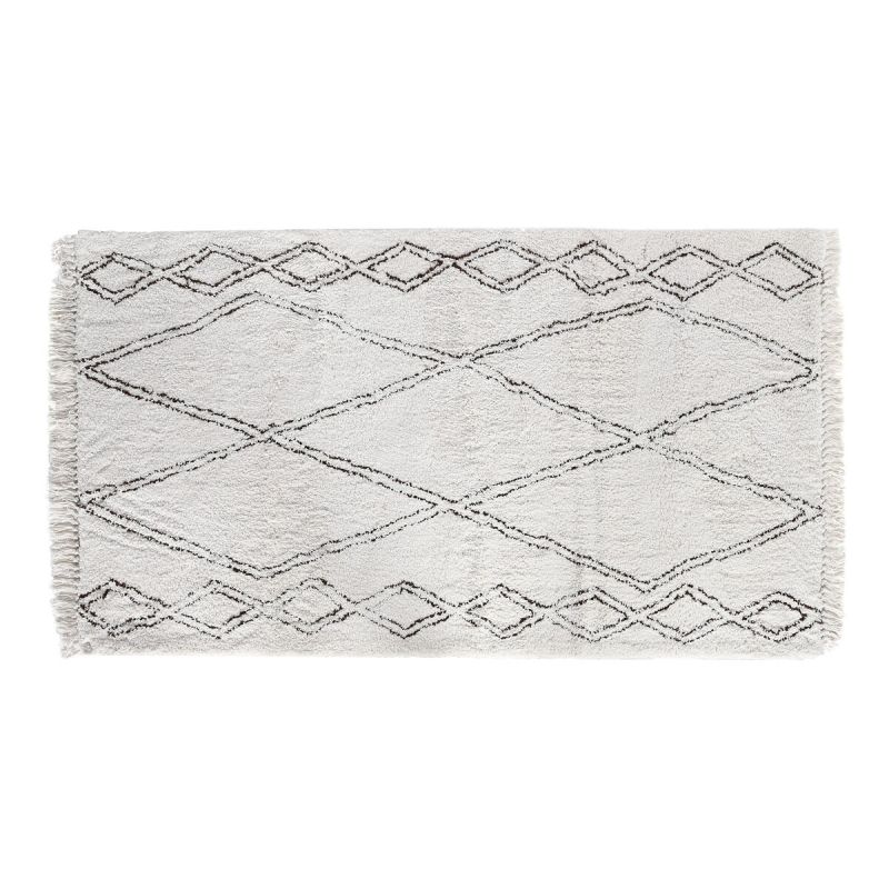 Covor Home ESPRIT Negru Bej Boho 175 x 100 x 3 cm