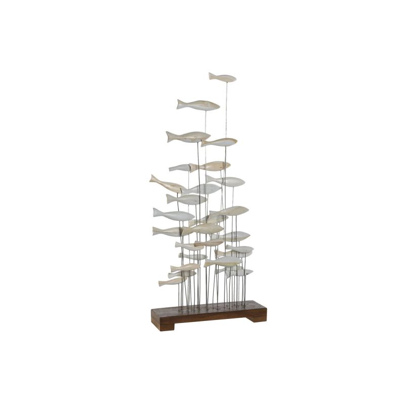 Figură Decorativă Home ESPRIT Alb Maro Spirale 45 x 15 x 100 cm