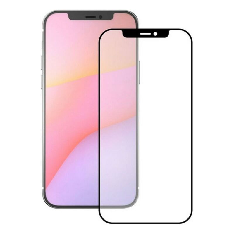 Membrană de Protecție de Sticlă Temperată iPhone 12 Pro Max KSIX Full Glue 2.5D