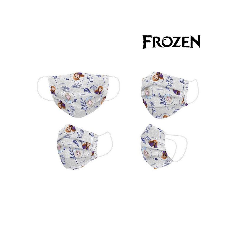 Mască facială igienică Frozen Infantil Gri