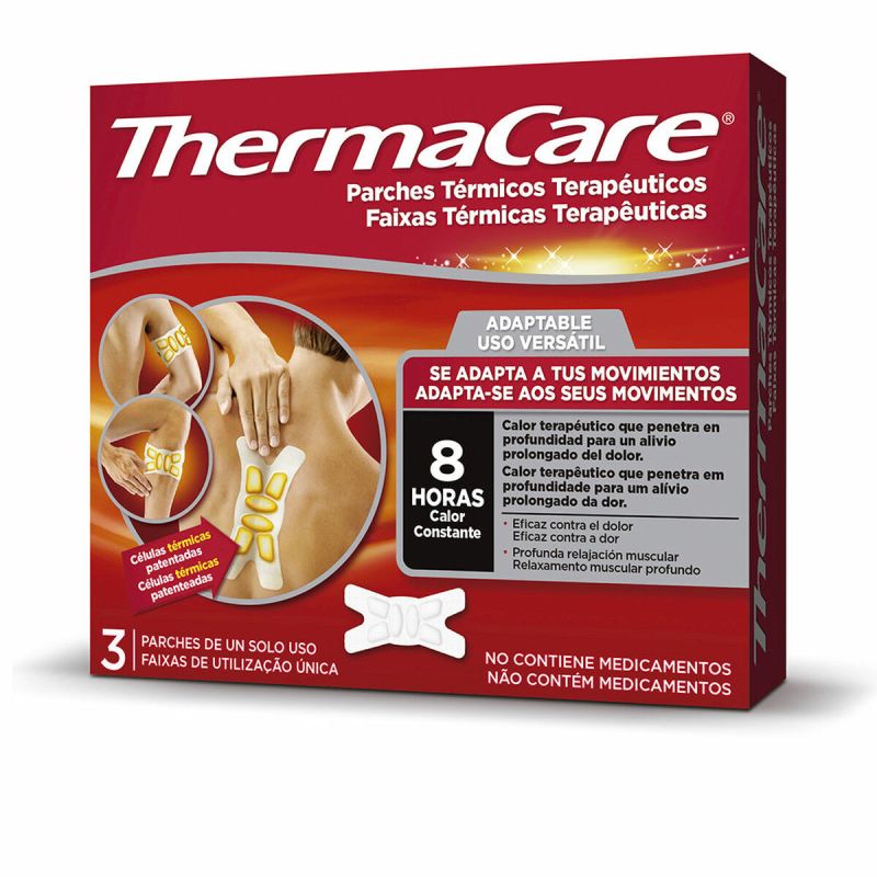 Plasturi termici adezivi pentru corp Thermacare (3 Unități)