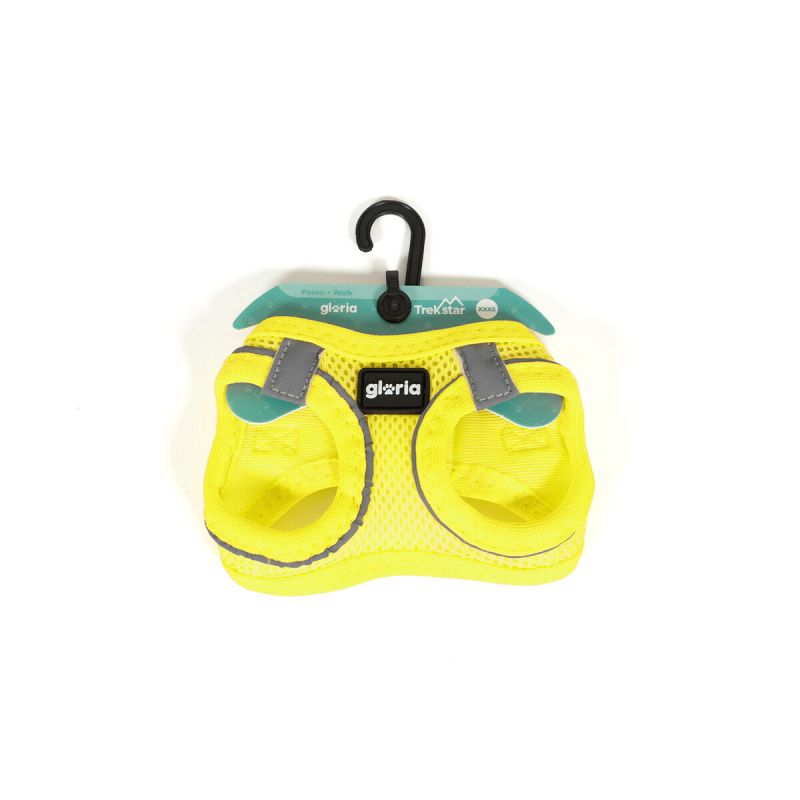 Ham pentru câini Gloria Trek Star 29,4-32,6 cm 41,4-43 cm Galben S