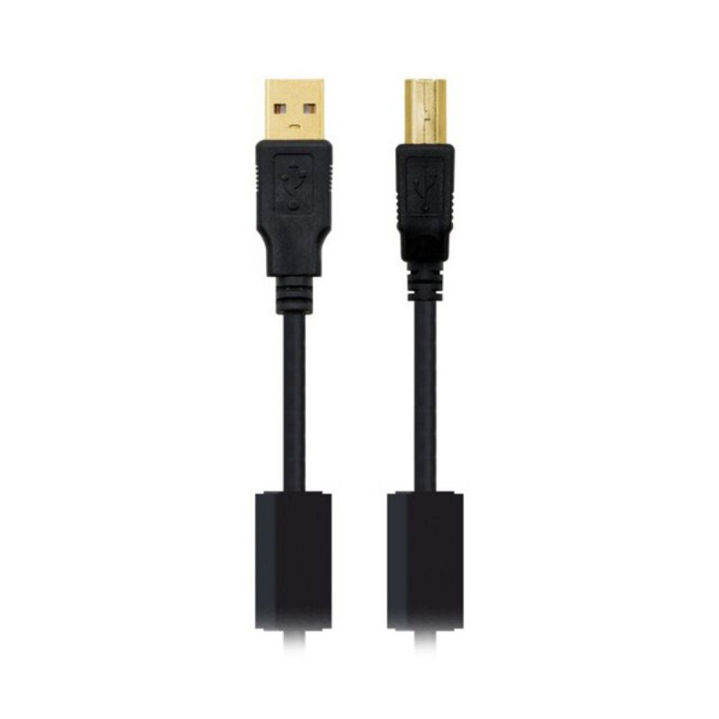 Cablu USB 2.0 A la USB B NANOCABLE 10.01.120 Negru