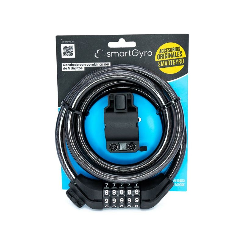 Lanț cu lacăt Smartgyro SG27-348 Negru