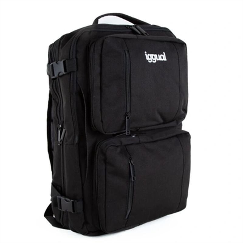 Servietă pentru Laptop iggual IGG318546 Negru 17"