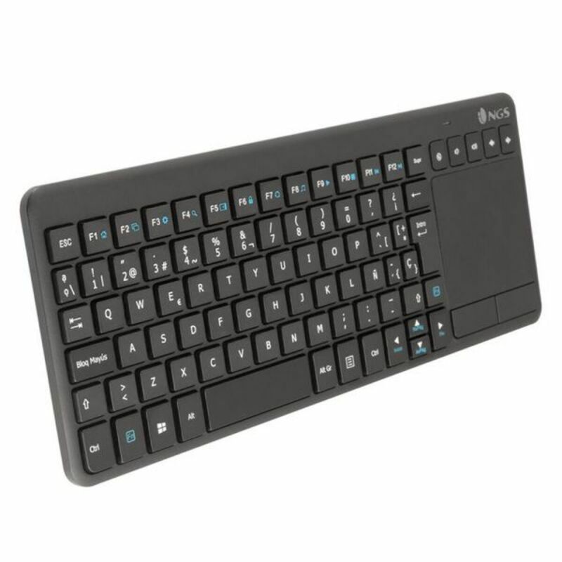 Tastatură Fără Fir NGS TV Warrior Negru