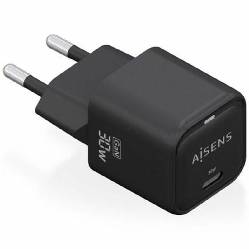 Încărcător de Perete Aisens ASCH-30W1P019-BK Negru Multicolor 33 W (1 Unități)