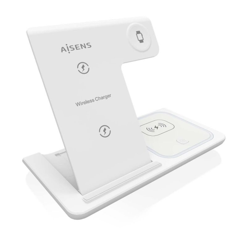 Încărcător Fără Fir Aisens ASCH-15W3WC044-W Alb 3 în 1