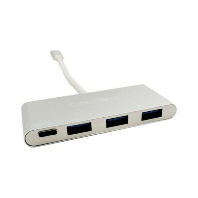 Hub USB C CoolBox COO-HUC3U3PD Aluminiu