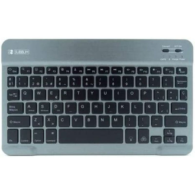 Tastatură Bluetooth Subblim SUB-KBT-SMBL31 Gri Multicolor Qwerty Spaniolă QWERTY