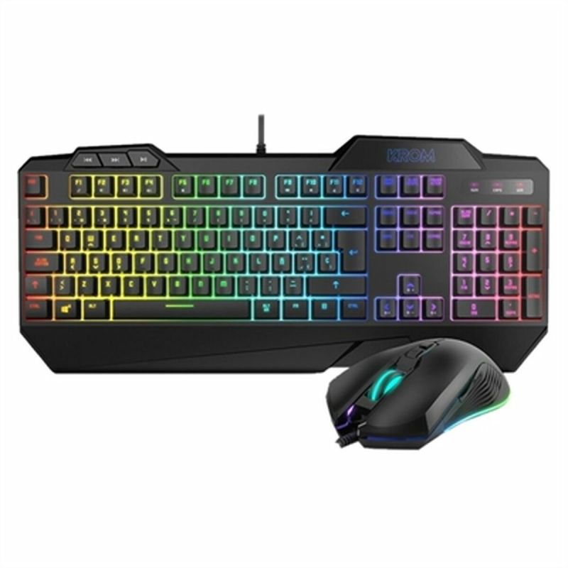 Tastatură și Mouse Gaming Nox-Xtreme NXKROMKRSHRSP Negru