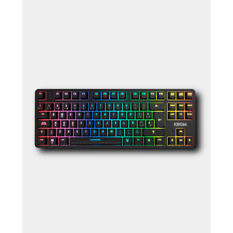 Mouse Gaming Krom NXKROMKERNELPROSP Alb Qwerty Spaniolă QWERTY