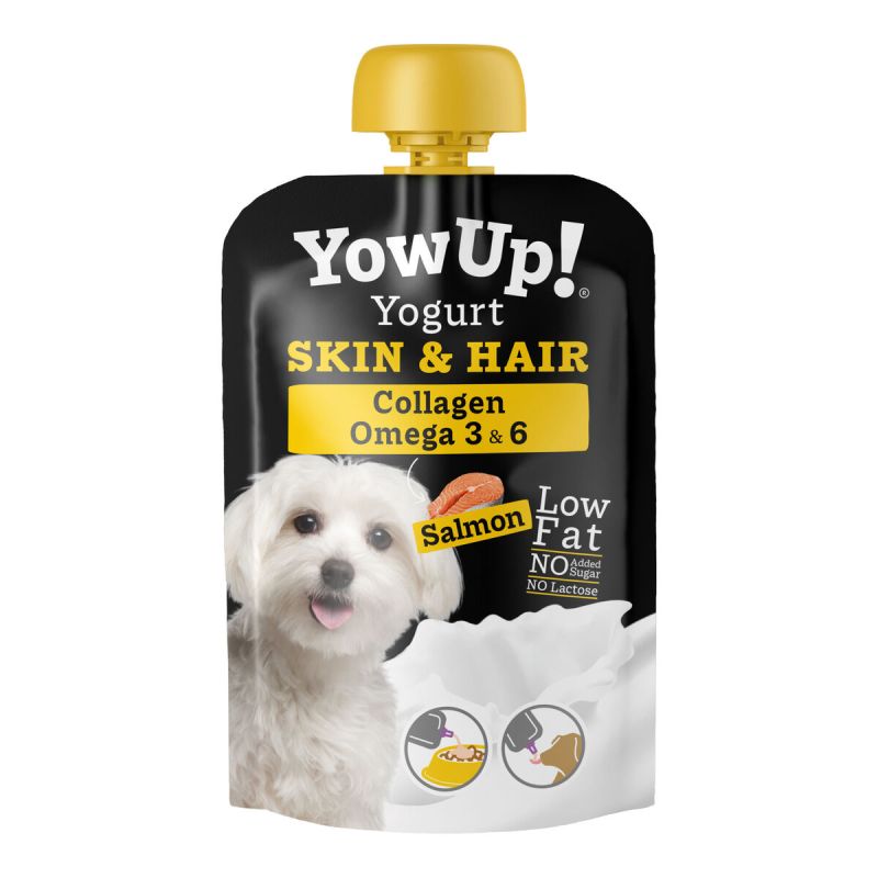 Hrană umedă YowUp Skin and Hair Somon 10 Unități 10 x 115 g