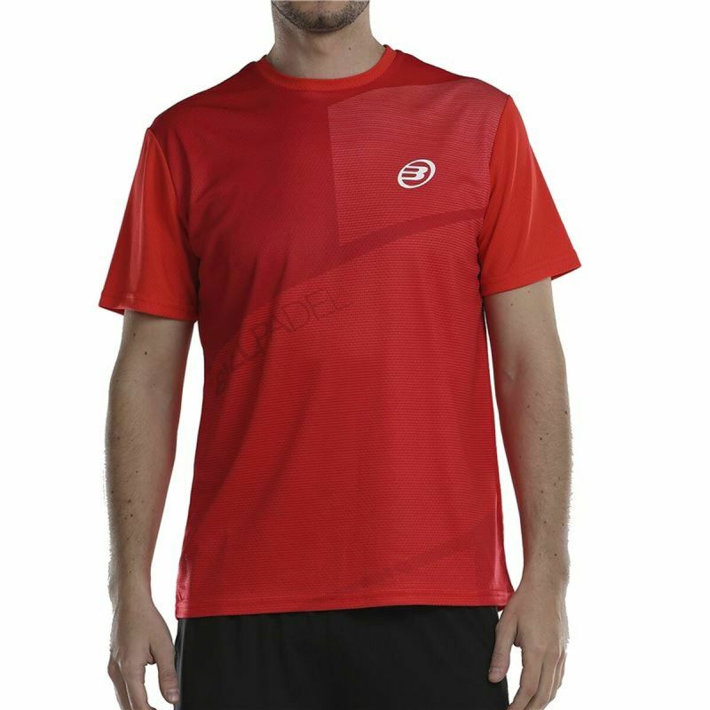 Tricou cu Mânecă Scurtă Bărbați Bullpadel Afile Roșu