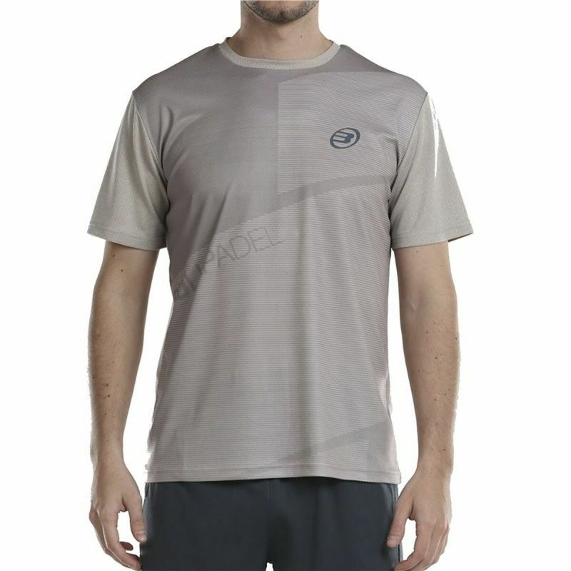 Tricou cu Mânecă Scurtă Bărbați Bullpadel Afile Gri