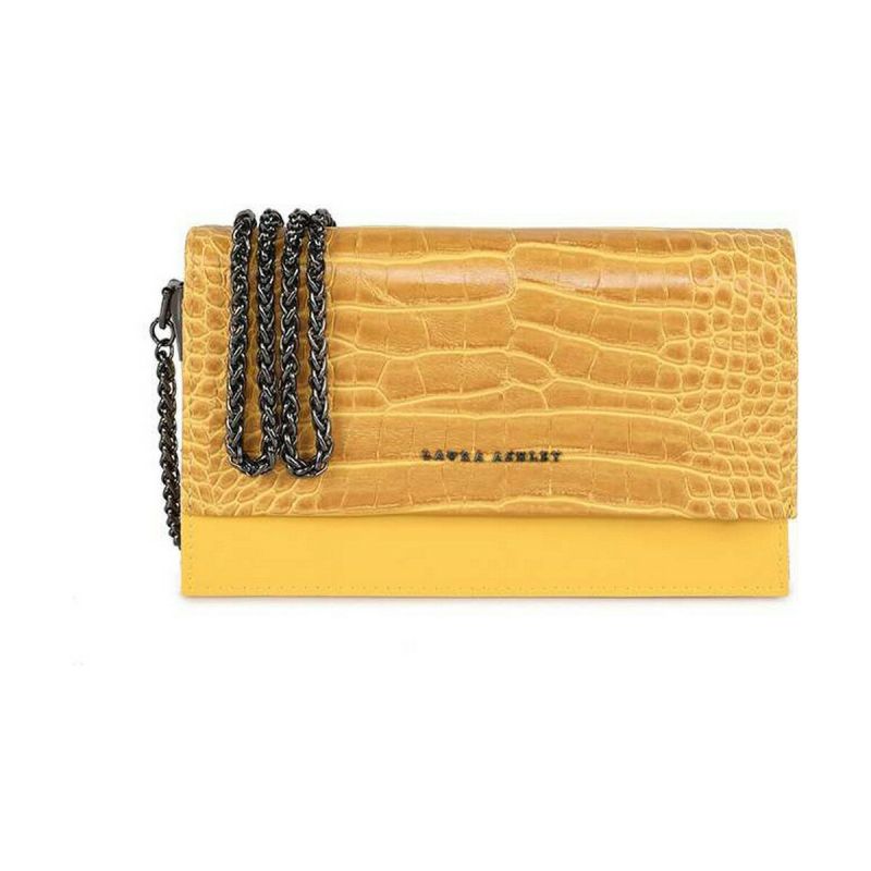 Geantă Damă Laura Ashley DUDLEY-CROCO-YELLOW Galben 22 x 12 x 5 cm
