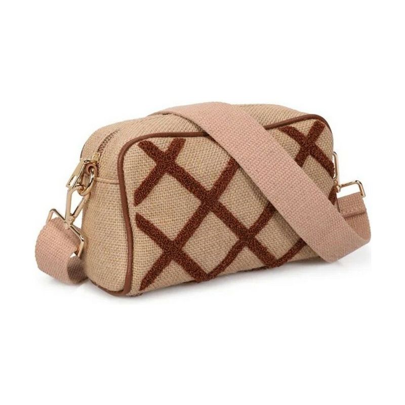 Geantă Damă Laura Ashley LENORE-QUILTED-TAN Maro 23 x 15 x 9 cm