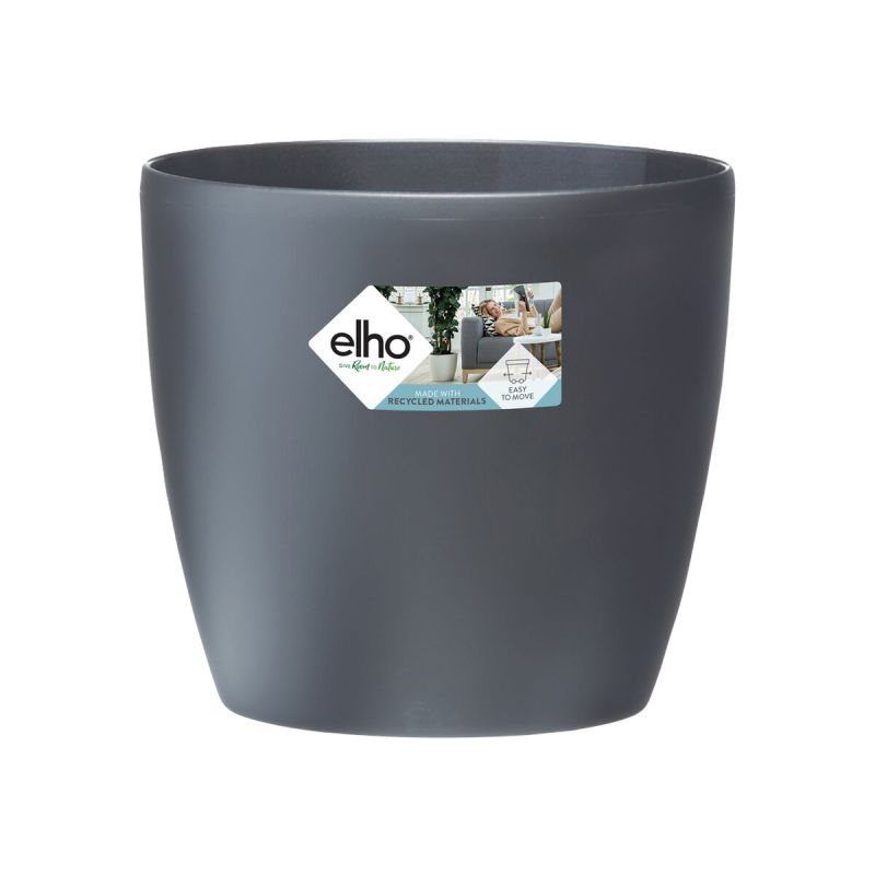 Ghiveci Elho Negru Ø 39 cm polipropilenă Plastic Rotund