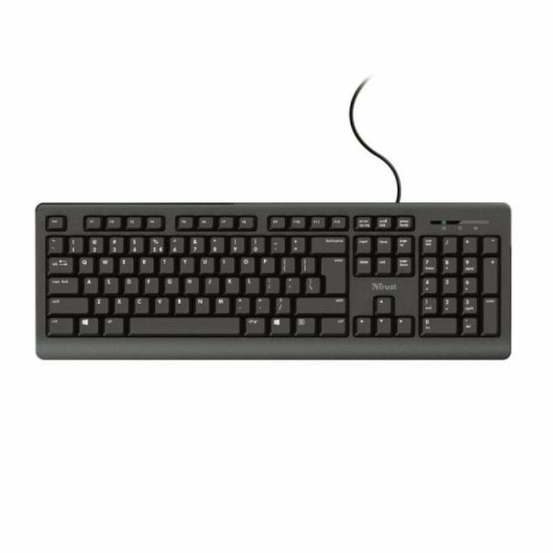 Tastatură Trust 23982 Negru Qwerty Spaniolă