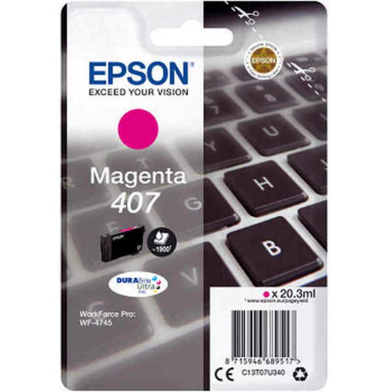 Cartuș cu Cerneală Originală Epson C13T07U340 Magenta Cyan