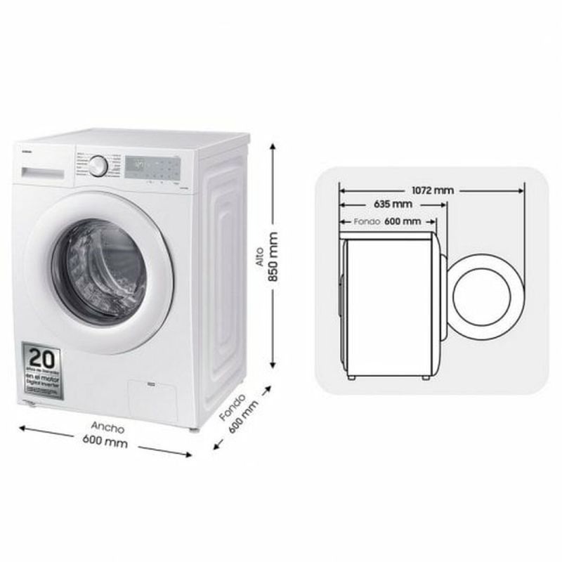 Mașină de spălat Samsung 1400 rpm 8 kg