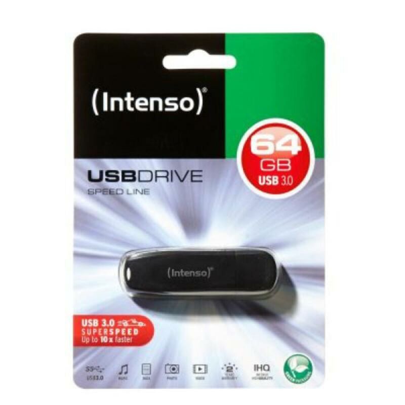 Memorie USB INTENSO 3533490 USB 3.0 64 GB Negru 64 GB