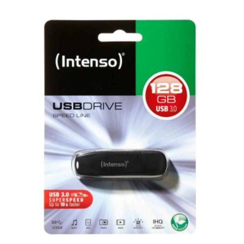 Memorie USB INTENSO Speed Line USB 3.0 128 GB Negru 128 GB Memorie USB