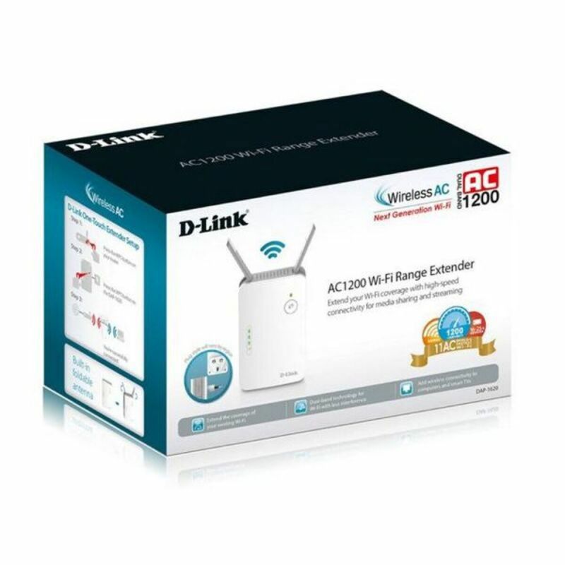 Repetor Wifi D-Link DAP-1620 AC1200 10 / 100 / 1000 Mbps Alb