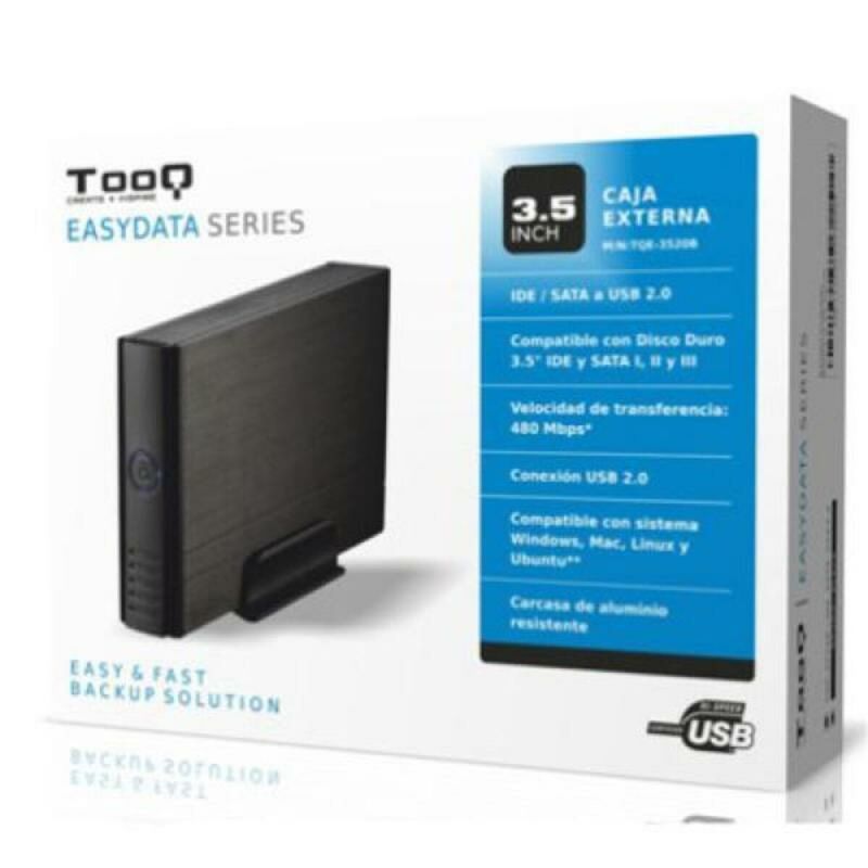 Cutie Externă TooQ TQE-3520B HD 3.5" IDE / SATA III USB 2.0 Negru