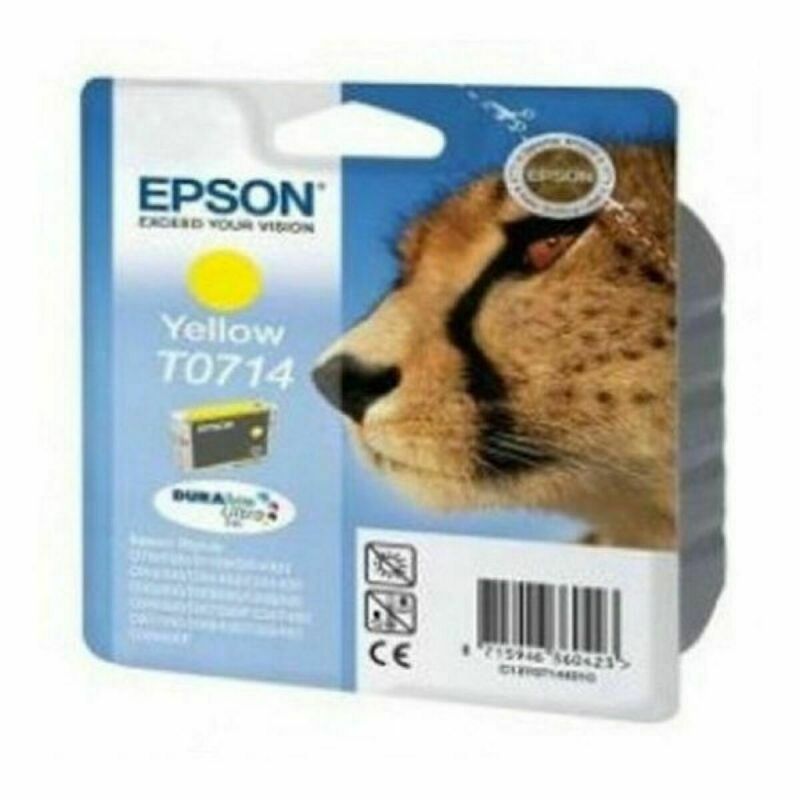 Cartuș cu Cerneală Originală Epson T0714 Galben