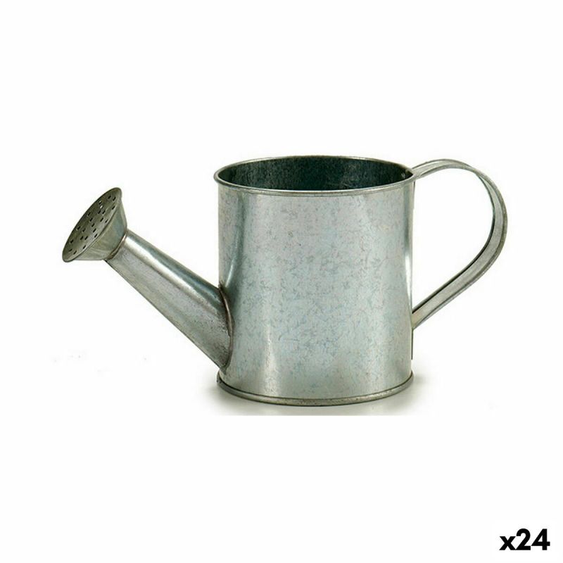 Ghiveci Ibergarden I00111-B Argintiu Zinc Stropitoare 24,5 x 11 x 11 cm (24 Unități)