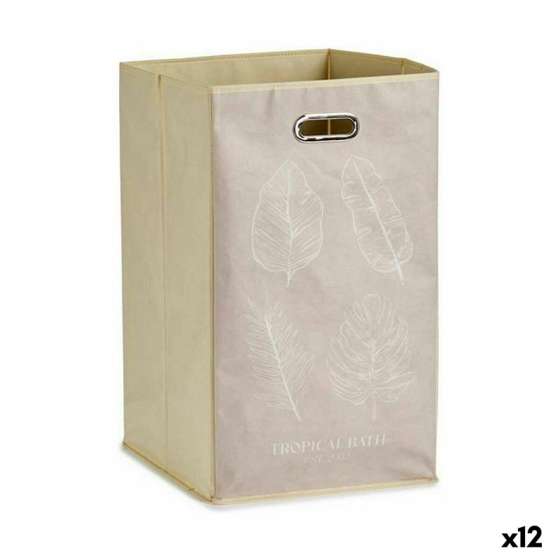Coș Multifuncțional Tropical Maro Carton 60 L 35 x 57 x 35 cm (12 Unități)
