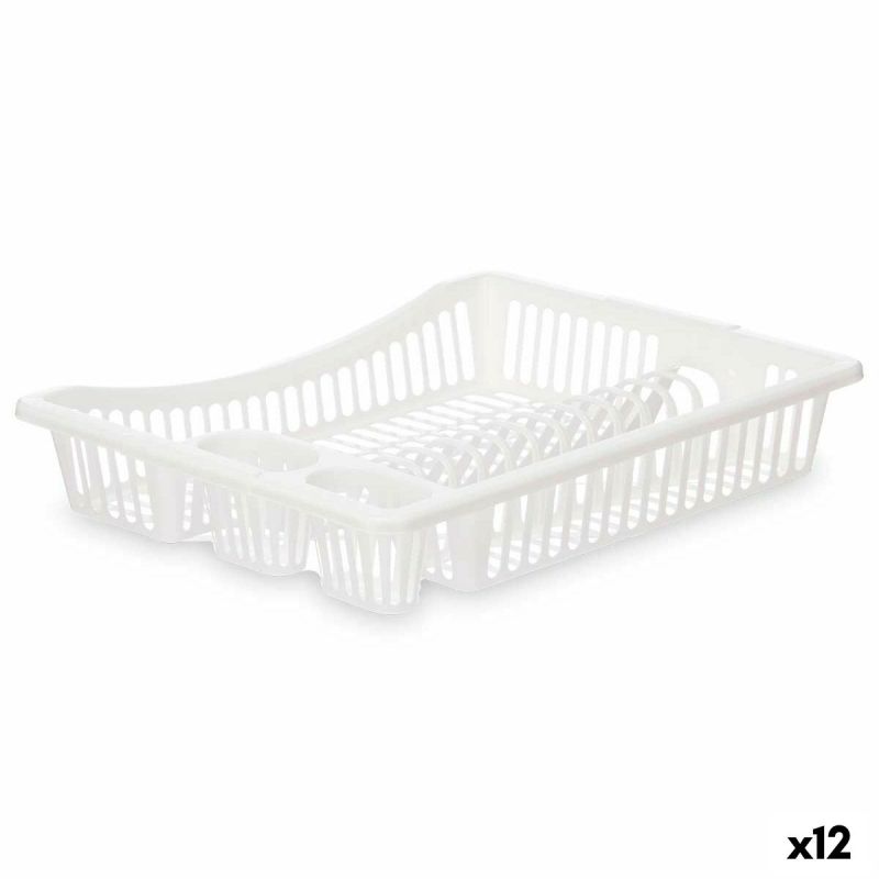 Scurgător de Vase pentru Chiuvetă Kinvara YMA04 1095 01 Alb 45,5 x 8 x 36,5 cm (12 Unități)