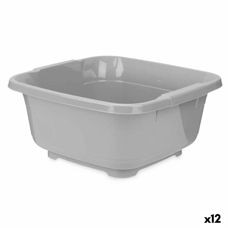 Lighean Kinvara 03 1071 Gri Plastic 11 L (12 Unități)