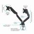 Suport TV cu Braț Fellowes 8042501 Negru Multi-braț