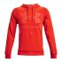 Hanorac cu Glugă Bărbați Under Armour Rival Fleece Big Logo Portocaliu