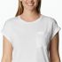 Tricou cu Mânecă Scurtă Femei Columbia Trek™  Alb