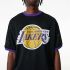 Tricou de baschet New Era Mesh LA Lakers Negru