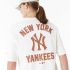Tricou cu Mânecă Scurtă Bărbați New Era  WORDMARK OS TEE NEYYAN 60435536  Alb