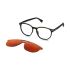Ramă de Ochelari Bărbați Havaianas UBATUBA-CS-807-UZ Negru Roșu Ø 51 mm