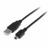 Cablu Micro USB Startech USB2HABM50CM         USB A Mini USB B Negru