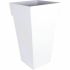 Ghiveci EDA 13639 Alb polipropilenă Plastic Pătrat 43,3 x 43,3 x 80 cm
