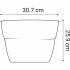 Ghiveci EDA Verde Ø 30 cm Plastic Ovală Modern