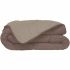Material de umplutură nordic Poyet  Motte Hudson Gri Maroniu Lin 200 g/m² 220 x 240 cm