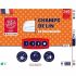 Material de umplutură nordic DODO Champs de Lin 240 x 260 cm Alb 450 g/m²
