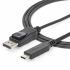 Adaptor USB C la DisplayPort Startech CDP2DP146B 1,8 m Negru